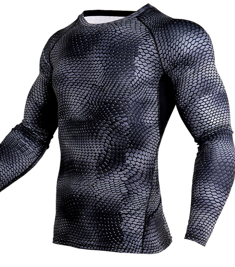 Men Gym Running Shirt | Quick Dry Compression Workout Tee | Breathable Fitness Top
