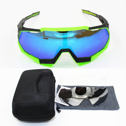 Bicycle Riding Glasses – Lightweight Sports Sunglasses With Interchangeable Lenses