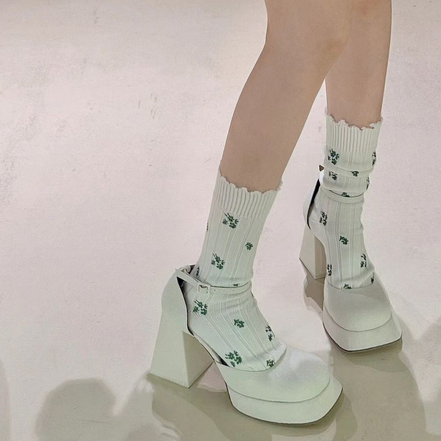 Vintage Platform Mary Jane Shoes – Chunky Heel With Comfortable Rubber Sole