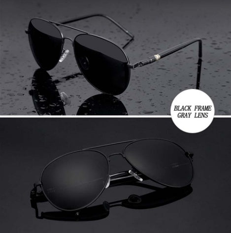 Polarized Driver Sunglasses | Mirror Lens TAC Lens Sunglasses | Alloy Metal Frame