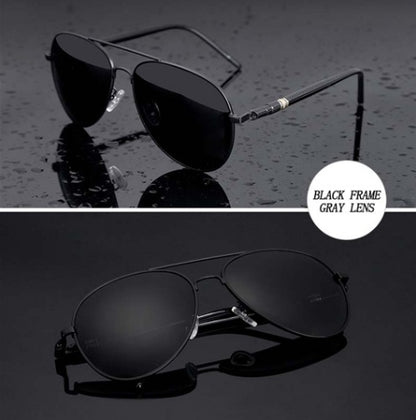Polarized Driver Sunglasses | Mirror Lens TAC Lens Sunglasses | Alloy Metal Frame