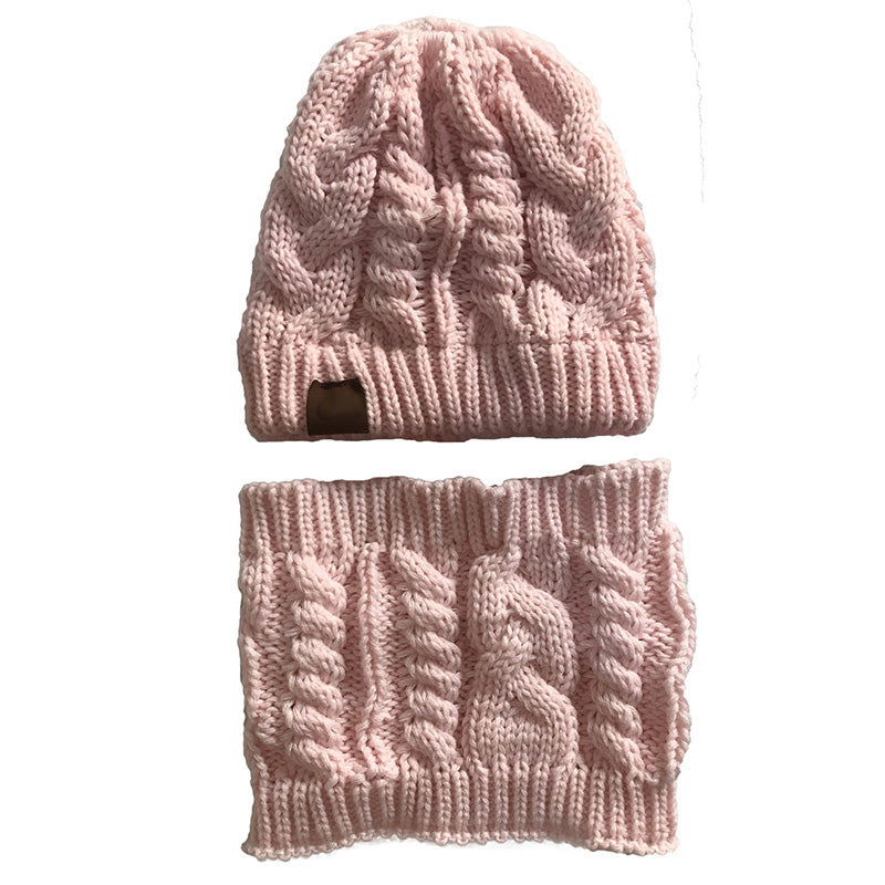 Knitted Winter Hat Set - Women's Warm Knit Caps With Windproof Balaclava Scarf