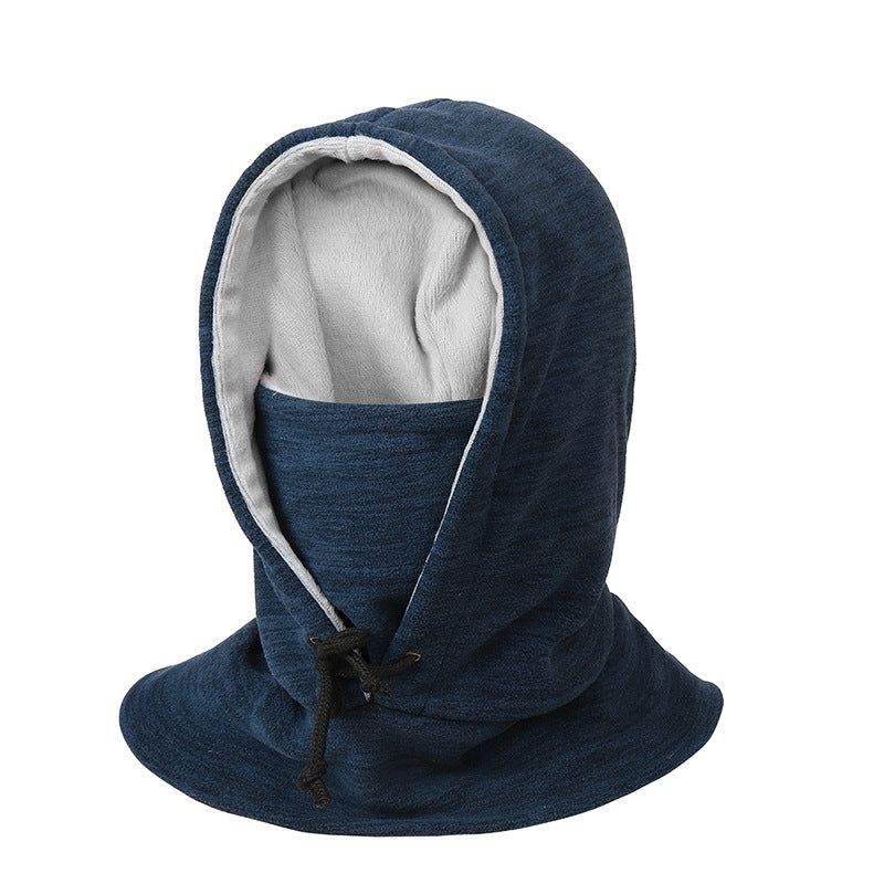 Winter Cycling Cap - Windproof Thickened Pullover Hat With Cold-Proof Scarf For Men Women