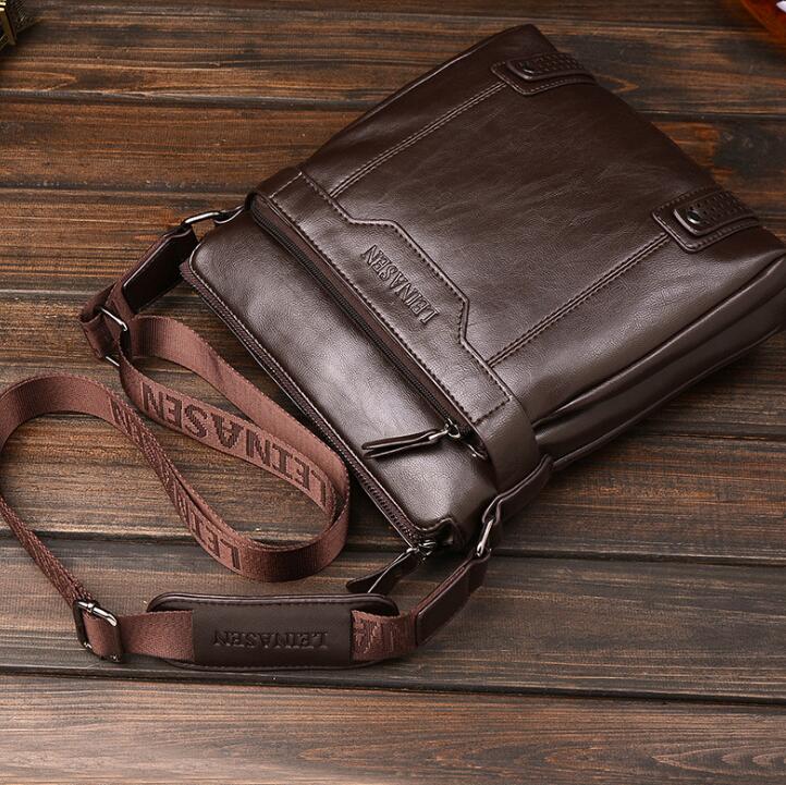 Men Messenger Bags | Soft Polyester Lining | Zipper Closure Shoulder Bag