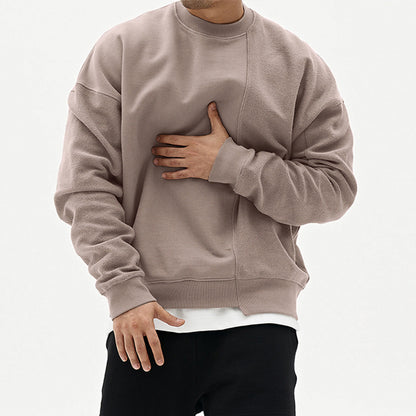 Men's Loose Pullover Round Neck Sweater | Cotton Blend | Comfortable Fit