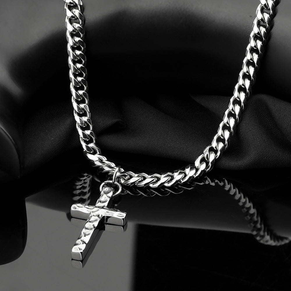 Titanium Steel Necklace | Cuban Chain | Unisex Geometric Style Jewelry 51-80cm