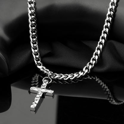 Titanium Steel Necklace | Cuban Chain | Unisex Geometric Style Jewelry 51-80cm