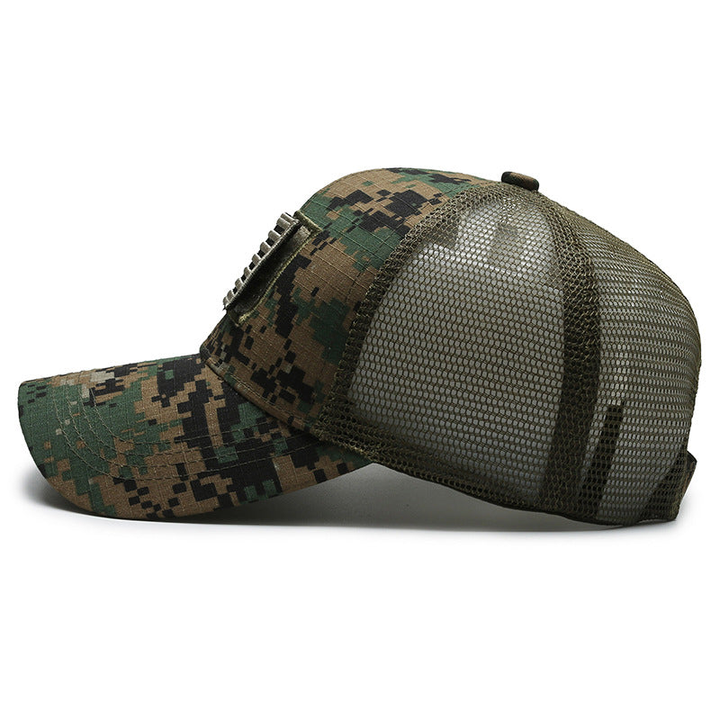 Camouflage Baseball Hat – Adjustable Camo Cap With Breathable Sunshade
