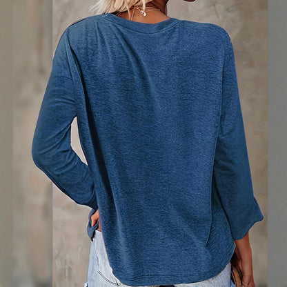 Christmas Shirts Women - Cute Christmas Tree Long Sleeve Holiday Party Tops