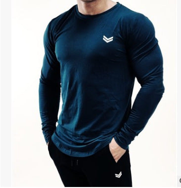 Quick Drying Sports Shirt - Men's Slim Fit Long Sleeve Workout Top