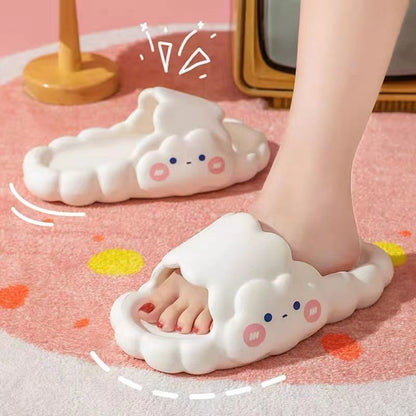 Bathroom Slippers | Lightweight Non Slip PVC Leisure Shoes With Quick Drying Soles