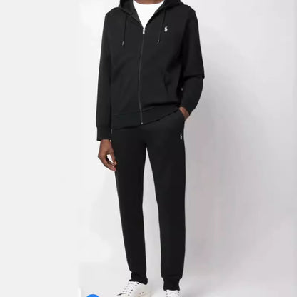 Men's Sweater Suit - Comfortable Hoodie And Pants Combo, Polyester Fiber Clothing