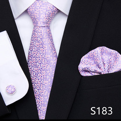 Men's Patterned Ties | European Style Neckwear Set With Silk Patterns