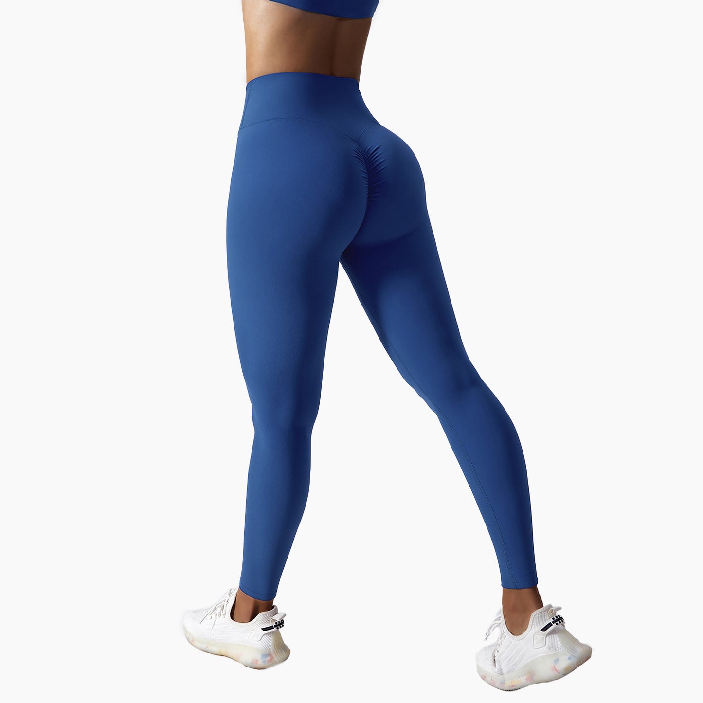 High Waist Yoga Pants | Drawstring Seamless Leggings With Tummy Control