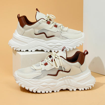 Casual Sports Shoes – Breathable Mesh Sneakers With Shock Absorbing Soles