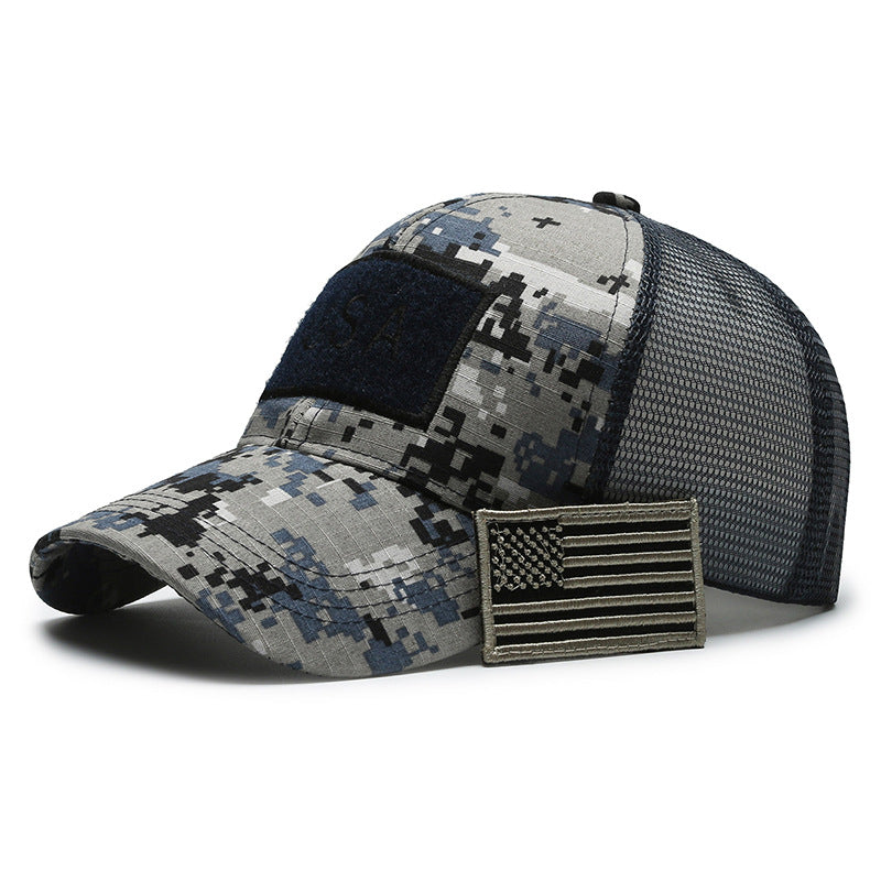Camouflage Baseball Hat – Adjustable Camo Cap With Breathable Sunshade