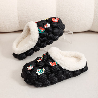 Winter Hole Shoes | EVA Slippers With Warm Toe Holders & Hollow Out Design