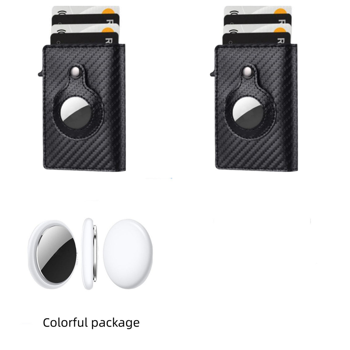 Leather Slim Wallet | RFID Card Holder & Anti Theft Bullet Card Bag for Men