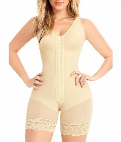Colombian Shapewear | Full Body Shaper With Tummy Control & Zipper