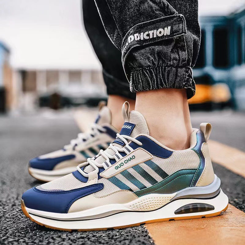 Casual Sneakers Men – Lightweight Breathable Mesh Shoes With Air Cushion Soles