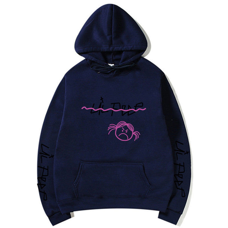 Lil Peep Hoodies - Graphic Hooded Sweatshirt | Loose Fit Pullover Fleece