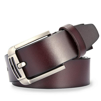 Genuine Leather Belts – Men’s Classic Luxury Belt With Durable Strap