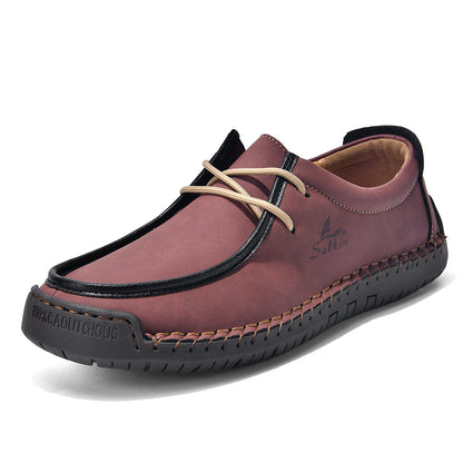 Casual Lace-Up Shoes | Soft Sole Shoes | Comfortable Walking Footwear