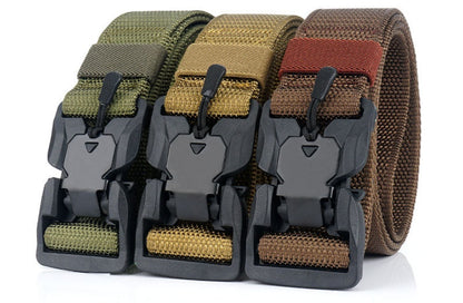 Military Tactical Belt – Durable Nylon Outdoor Belt With Metal Buckle