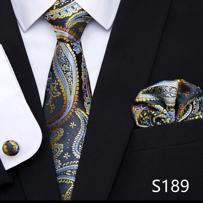 Men's Patterned Ties | European Style Neckwear Set With Silk Patterns