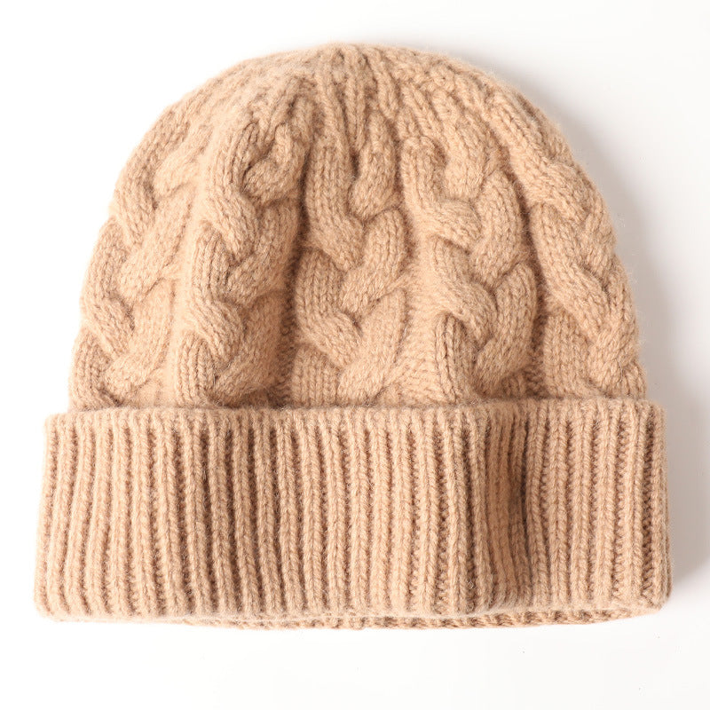 Woolen Winter Cap – Warm Thick Wool Hat With Cold Proof Ear Protection