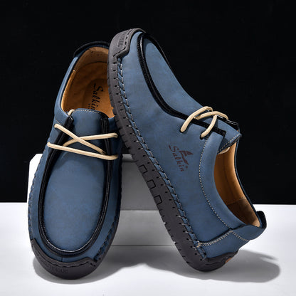 Casual Lace-Up Shoes | Soft Sole Shoes | Comfortable Walking Footwear