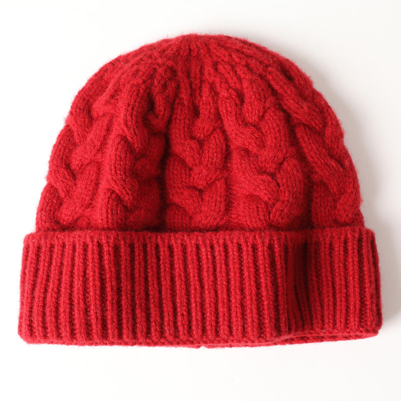 Woolen Winter Cap – Warm Thick Wool Hat With Cold Proof Ear Protection
