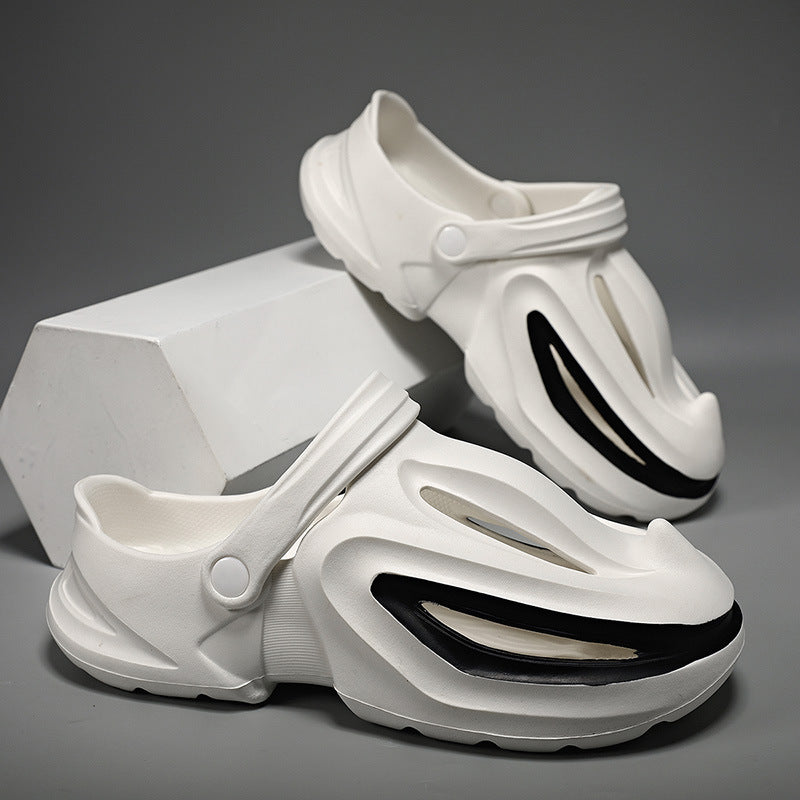 Men Beach Shoes – Lightweight Waterproof Beach Sandals Men Slip-Ons