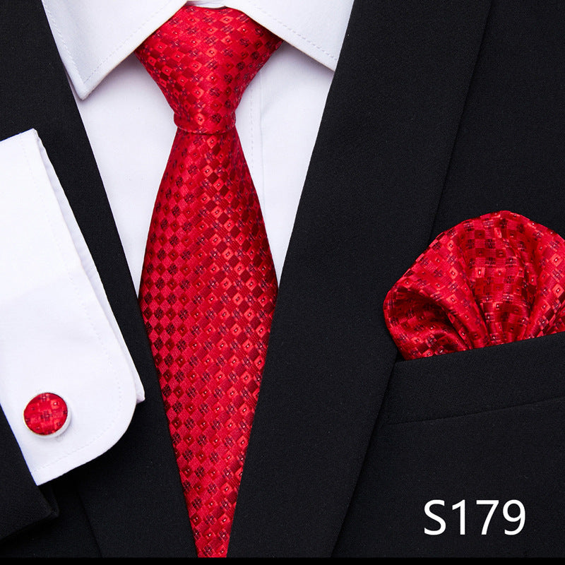 Men's Patterned Ties | European Style Neckwear Set With Silk Patterns