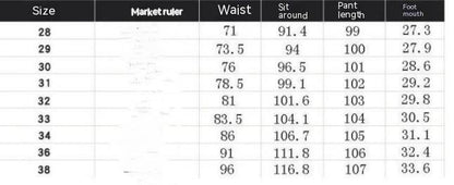 Denim Stretch Trousers - Men's Casual Pants With Elastic Waist & Slim Fit