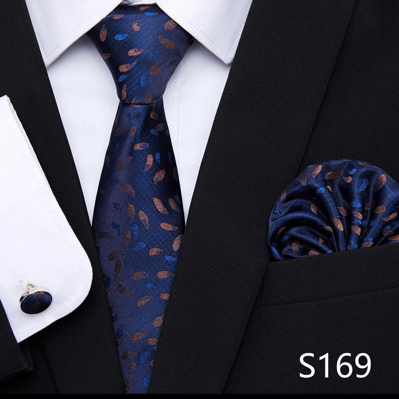 Men's Patterned Ties | European Style Neckwear Set With Silk Patterns