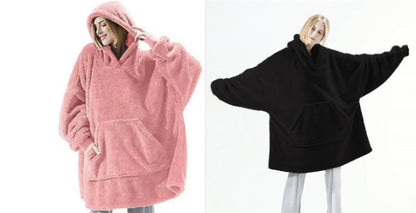 Hoodie Sweatshirt - Double Sided Fleece, Big Pocket, Comfortable Cozy Pullover
