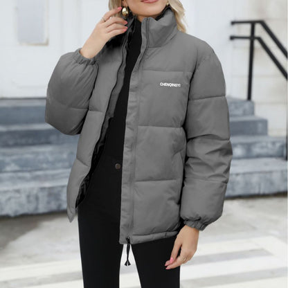 Women Winter Coat | Casual Windproof Down Cotton Jacket | Warm Thickened Outerwear