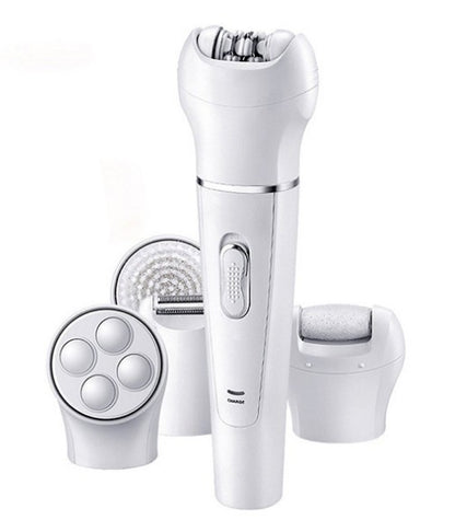 Electric Skin Massager | 5-in-1 Portable Beauty Device With Face And Body Scrubber