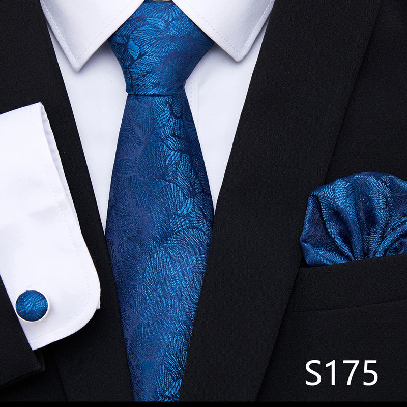 Men's Patterned Ties | European Style Neckwear Set With Silk Patterns