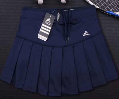 Girls Tennis Skirts With Safety Shorts | Quick Dry Women Badminton Skirt