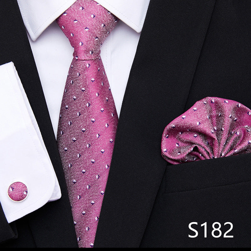 Men's Patterned Ties | European Style Neckwear Set With Silk Patterns