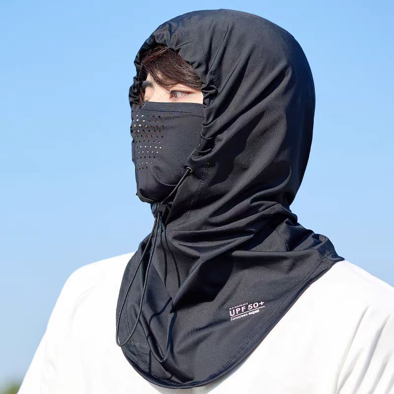 Sun Protection Hat | Breathable Nylon Ice Silk Neck Mask Scarf | UV Protection