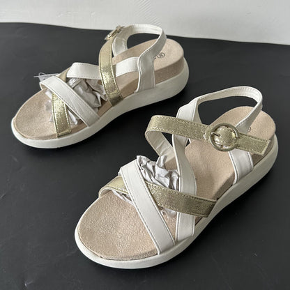 Round Toe Sandals – Comfortable Women Sandals With Button Closure