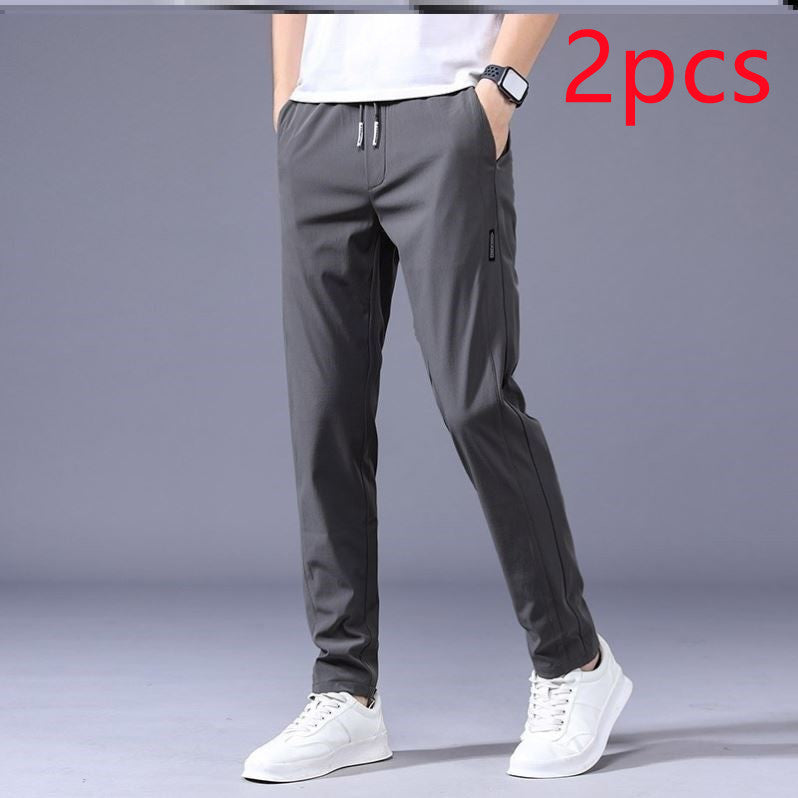 Drawstring Trousers | Casual Pants | Loose Straight Fit Korean Style Sweatpants