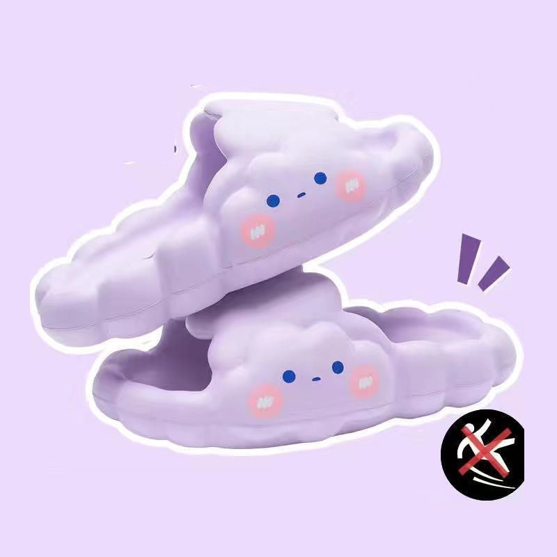 Bathroom Slippers | Lightweight Non Slip PVC Leisure Shoes With Quick Drying Soles