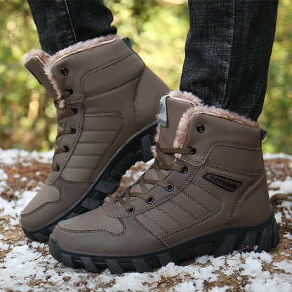 Couple Snow Boots – Durable Winter Boots With Rubber Sole Grip