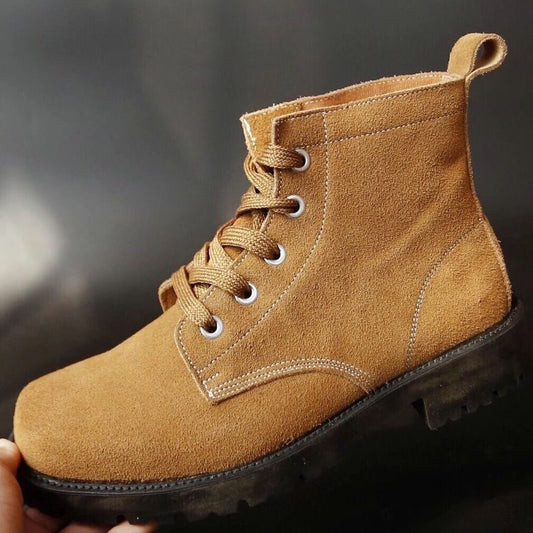 Construction Safety Shoes – Durable Work Boots With Breathable Mesh Lining