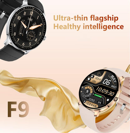 Ultra Slim Smart Watch For Men Women | Water Resistant Fitness Tracker With Sleep Tracking