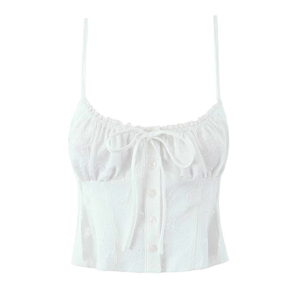 Lace Sling Vest Skirt - Retro Two Piece Set With Long Lace Skirt & Small Sling Vest